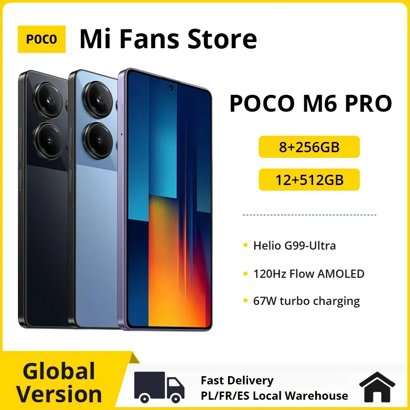 POCO M6 Pro Global 8/256GB – wysyłka z Hiszpanii
